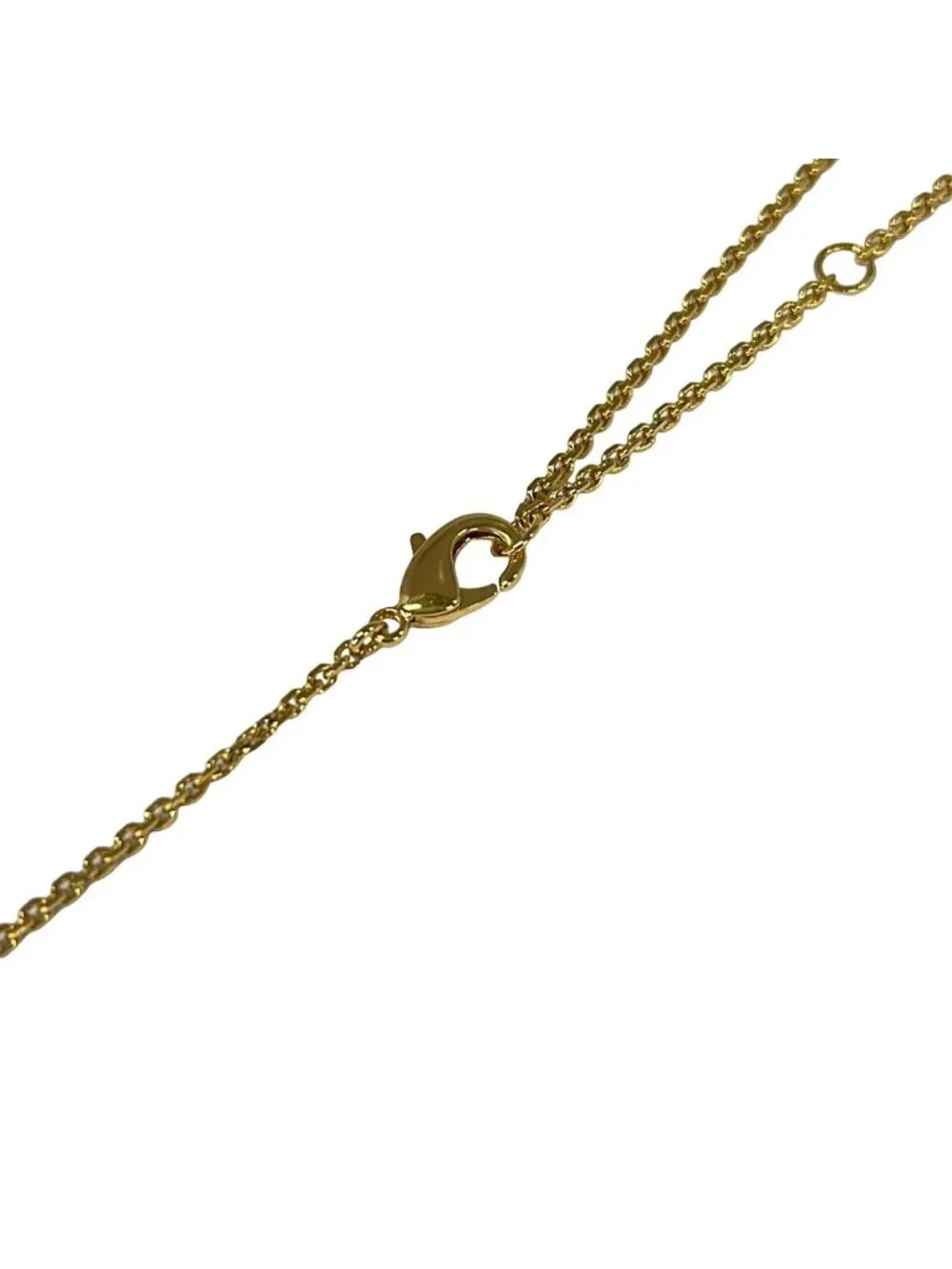 Dior Necklace Clair D Lune Gold Clear Ivory